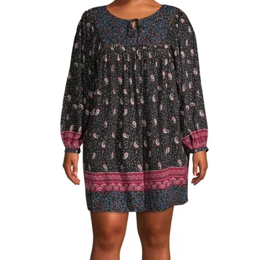 Romantic Gypsy | Long Sleeve Peasant Dress